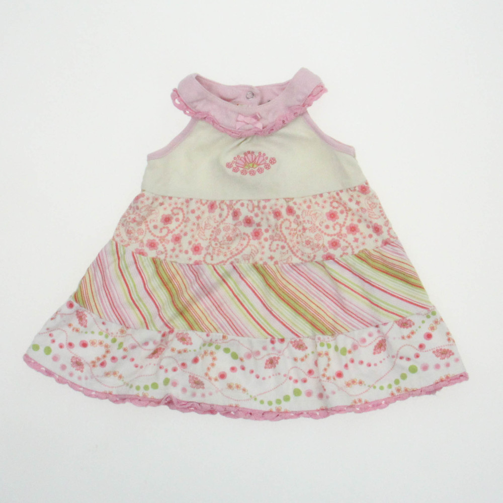 Rabbit Moon Girls Pink | Pattern Dress size: 9-12 Months